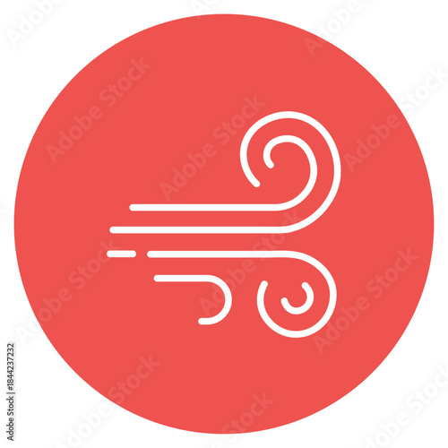 Wind icon vector image. Can be used for Ski Resort.