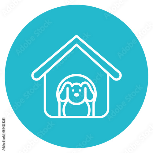 Animal Shelter icon vector image. Can be used for Veterinary.