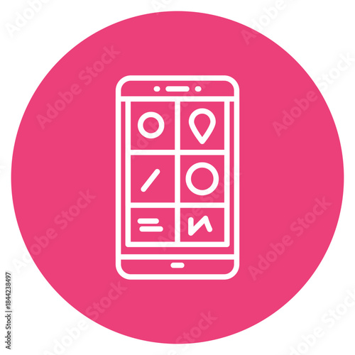 Smartphone icon vector image. Can be used for Veterinary.