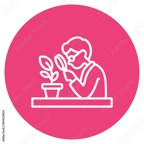 Botanist icon vector image. Can be used for Rainforest.