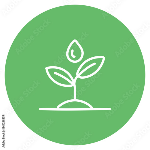 Afforestation icon vector image. Can be used for Global Warming.