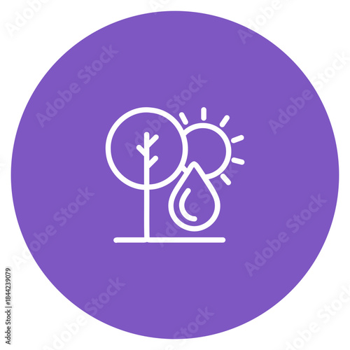 Natural Resources icon vector image. Can be used for Global Warming.