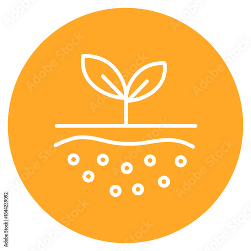 Soil Health icon vector image. Can be used for Global Warming.