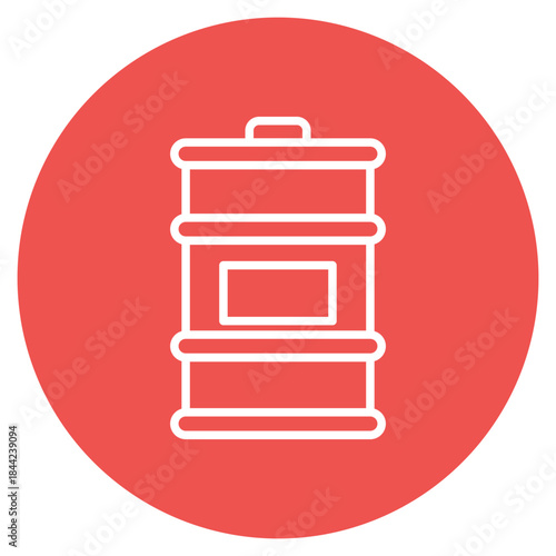 Toxic Waste icon vector image. Can be used for Global Warming.
