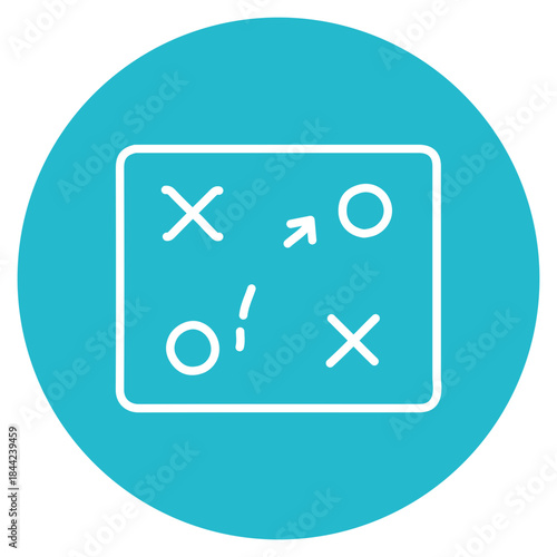 Strategic Planning icon vector image. Can be used for Crisis Mangement.