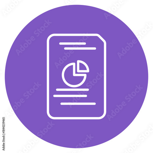 Transparency Report icon vector image. Can be used for Crisis Mangement.