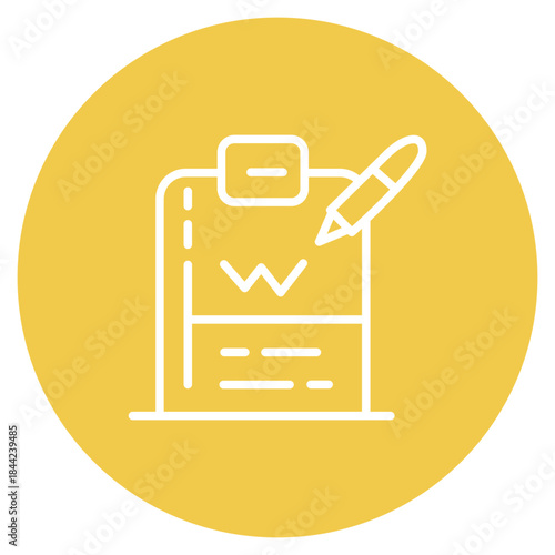 Hospital Chart icon vector image. Can be used for Nursing.