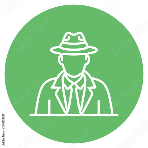 Arson Investigator icon vector image. Can be used for Public Services.