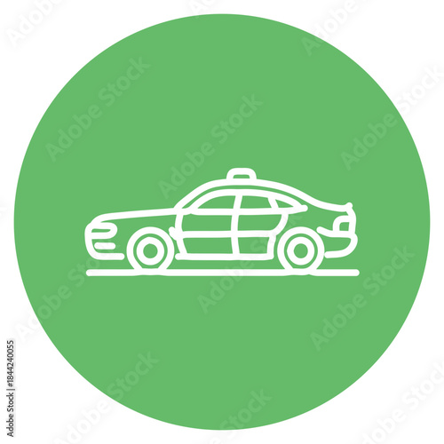 Highway Patrol icon vector image. Can be used for Public Services.