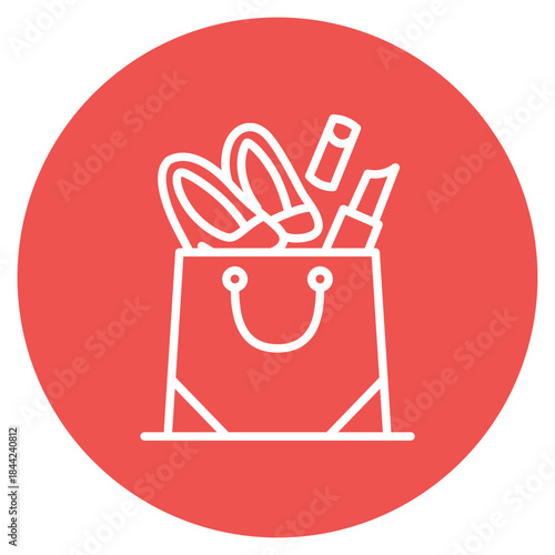 Shopping Addiction icon vector image. Can be used for Addiction.