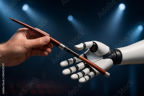 Human and Robot Hand Collaboration with Paintbrush - The Future of Creative Synergy