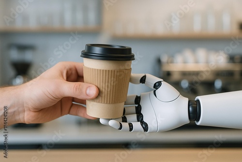 Human and Robot Partnership in Everyday Tasks: Handing Over a Coffee Cup