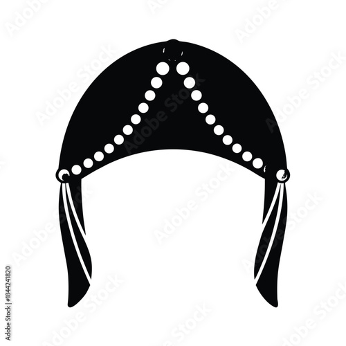 Omani Traditional Headpiece Turquoise Beads