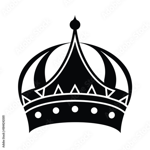 Omani Wedding Crown Vector Design