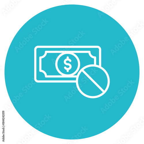 Anti-Money Laundering icon vector image. Can be used for Compliance And Regulation.