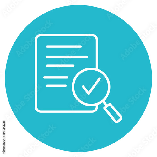 Due Diligence icon vector image. Can be used for Compliance And Regulation.