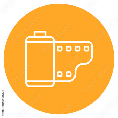 B-Roll Footage icon vector image. Can be used for Video Blog.