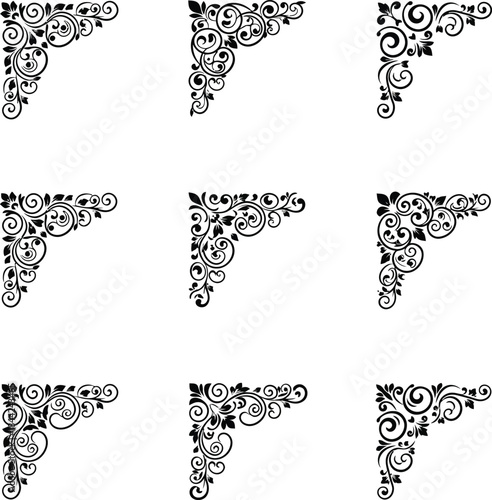 Customizable Botanical Clipart Bundle for Logo Design, Cutting Machines, Stencils, and Decorative Craft Projects