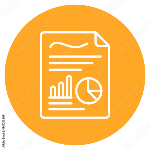 Report Document icon vector image. Can be used for Documents And Files.