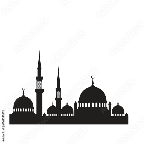 Islamic Design Asset Mega-Bundle: Halal Certification Seals, Mosque Silhouettes, Ramadan Ornaments, and Prayer Icons