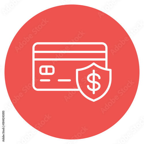 Credit Insurance icon vector image. Can be used for Credit And Loan.