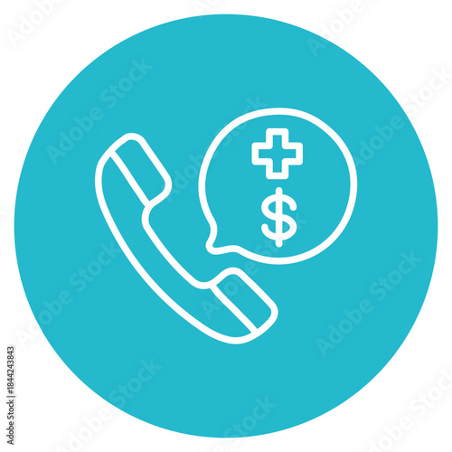 Emergency Loan icon vector image. Can be used for Credit And Loan.