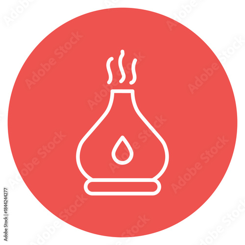 Aromatherapy icon vector image. Can be used for Cosmetology.