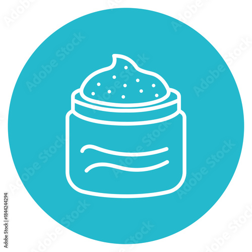 Body Scrub icon vector image. Can be used for Cosmetology.