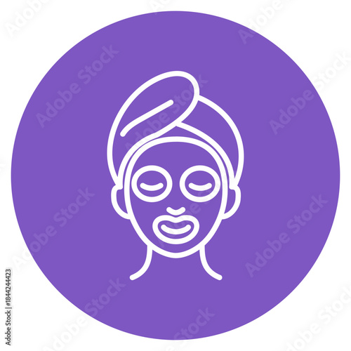 Clay Mask icon vector image. Can be used for Cosmetology.