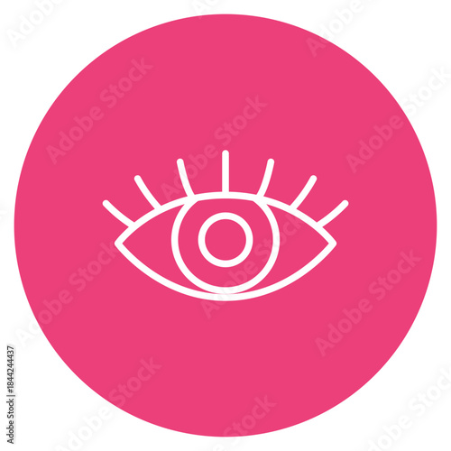 Eyelash Extension icon vector image. Can be used for Cosmetology.