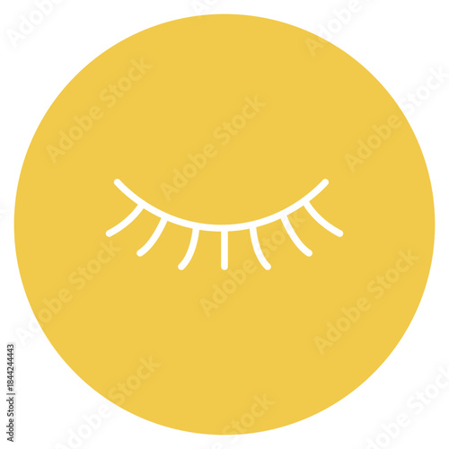 False Eyelashes icon vector image. Can be used for Cosmetology.