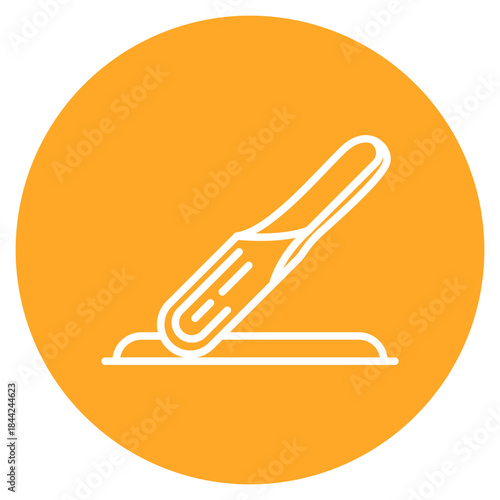 Nail File icon vector image. Can be used for Cosmetology.