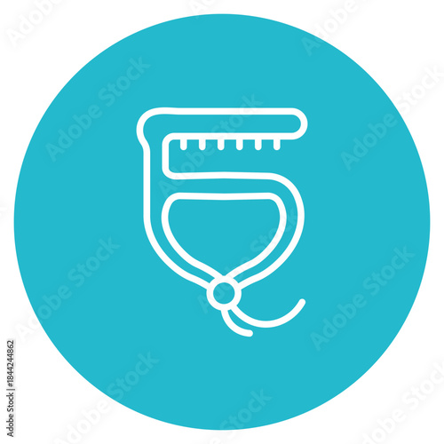 Cord Clamp icon vector image. Can be used for Maternity.