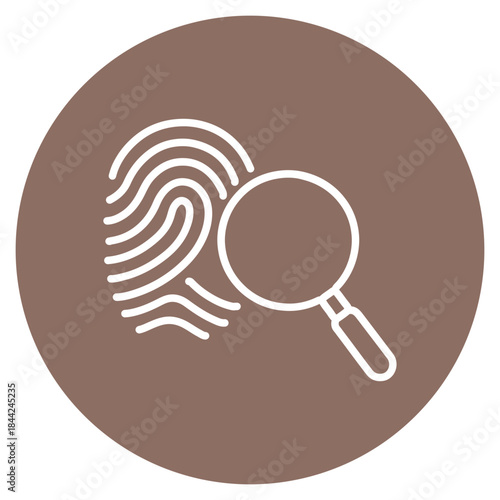 DNA Evidence icon vector image. Can be used for Crime Investigation.