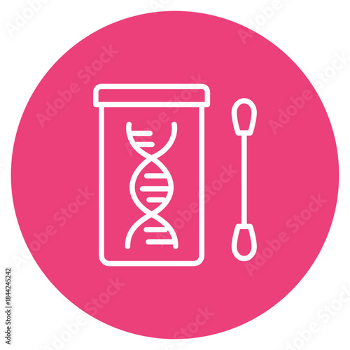 DNA Test Kit icon vector image. Can be used for Crime Investigation.