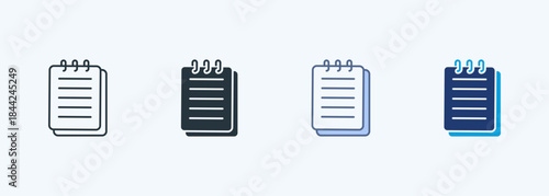 Note Multiple Style Icon Collection