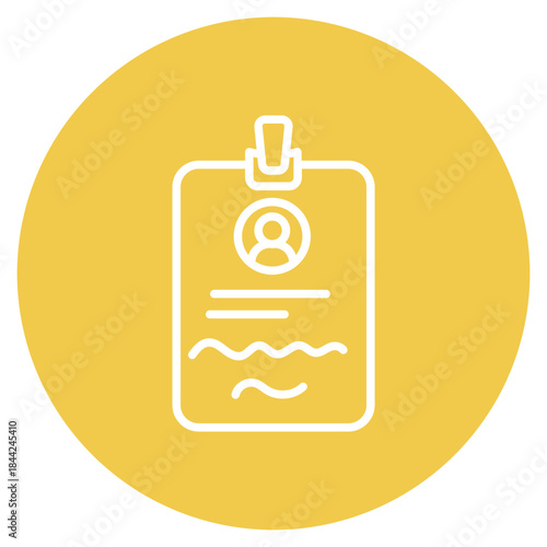 Backstage Pass icon vector image. Can be used for Artist Studio.