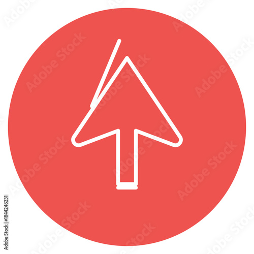Arrowhead icon vector image. Can be used for Archeology.