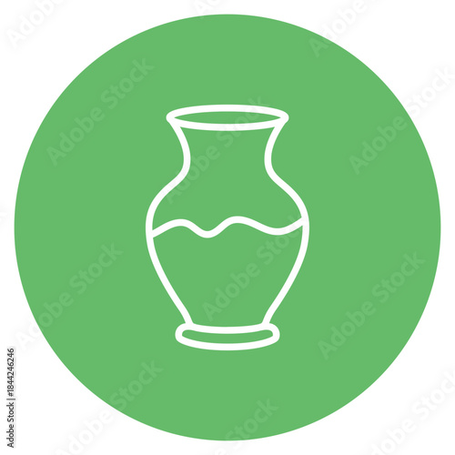 Ceramic Pottery icon vector image. Can be used for Archeology.