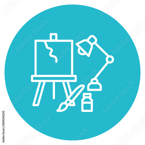 Conservation Lab icon vector image. Can be used for Archeology.