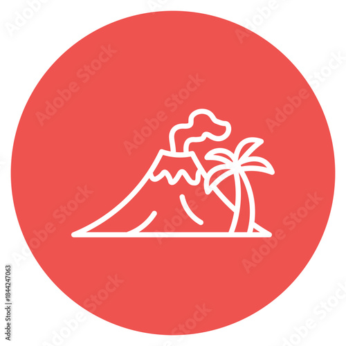 Paleoart icon vector image. Can be used for Archeology.