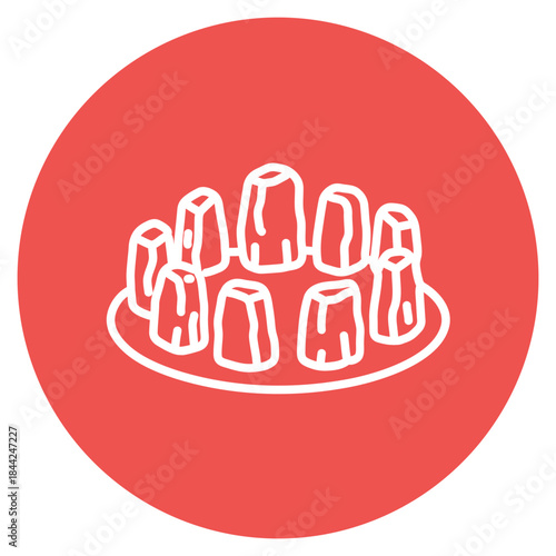 Stone Circle icon vector image. Can be used for Archeology.