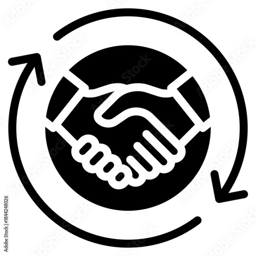 management, strategy, corporation, community, team, collaboration, teamwork, communication, Partnership, company, team, employee,  glyph icon vector design illustrator