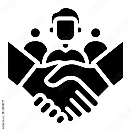 management, strategy, corporation, community, team, collaboration, teamwork, communication, Partnership, company, team, employee,  glyph icon vector design illustrator