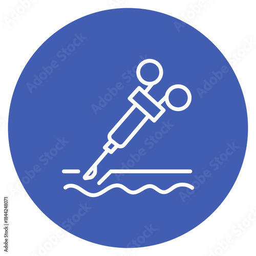 Biopsy Tool icon vector image. Can be used for Dermatology.