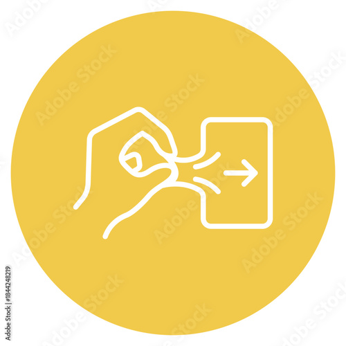 Elasticity Test icon vector image. Can be used for Dermatology.