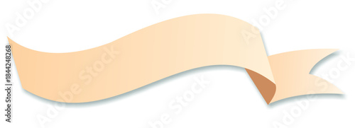 Vector illustration of an abstract black ribbon and first aid bandage on a white background