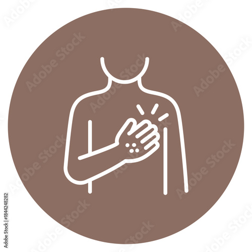 Itch Relief icon vector image. Can be used for Dermatology.