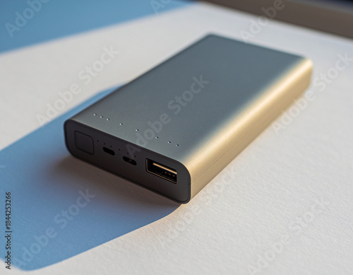 Black portable USB flash drive equipment for digital data storage and transfer between a computer and another device