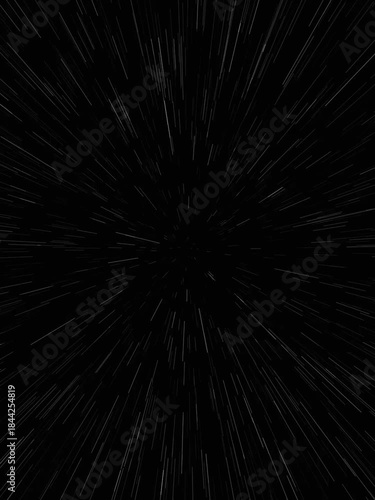 Abstract Hyper Space Warp Speed Background
